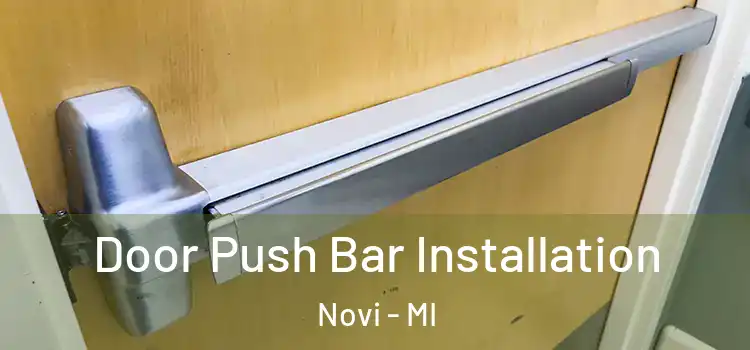  Door Push Bar Installation Novi - MI