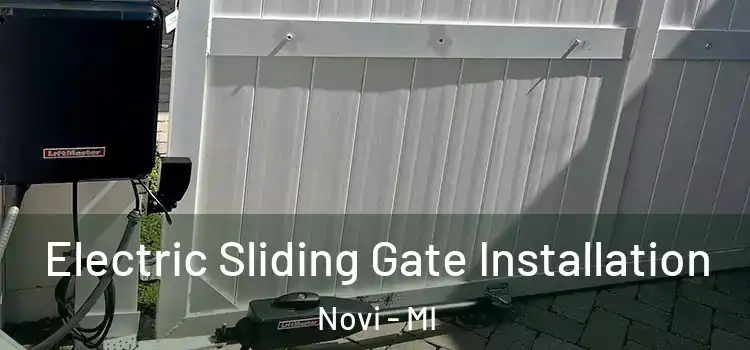 Electric Sliding Gate Installation Novi - MI