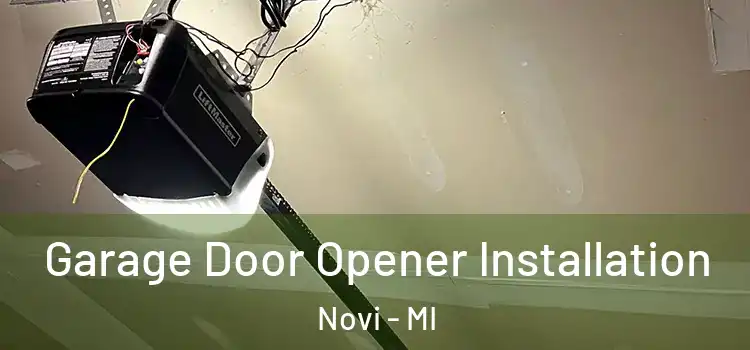  Garage Door Opener Installation Novi - MI